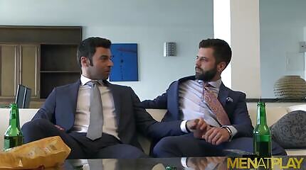 Fit Latinos In Suits Anal Fuck After Rimjob