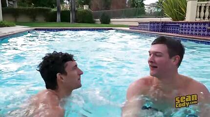 Joey & Dillan Go For A Swim But They Get So Horny And Run Inside The House To Fuck